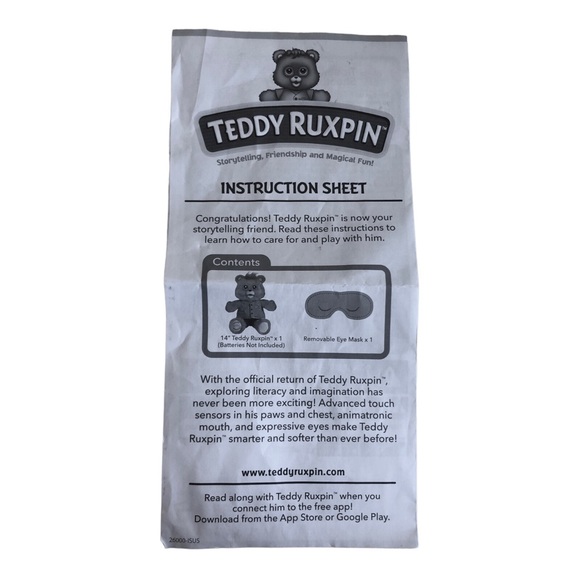 Teddy Ruxpin Interactive Animatronic Reading & Singing Bear 2017 - Picture 13 of 16